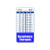 Respiratory Therapist Badge Buddy Vertical w/Height  and  Weight Conversion Charts -Standard, Blue-