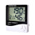 fregthf Hygrometer Indoor Room Thermometer Hygrometer Indoor Thermometer Digital Humidity Thermometer with Alarm Clock with 3 Buttons