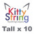 Kitty String 10 Pack Yo-Yo Strings TALL Normal -Orange-