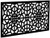 YardSmart 73004786 Decorative Screen Panel 2X4-Fretwork, Black