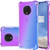 Gufuwo Case for OnePlus 7T, OnePlus 7T Cute Case, Gradient Slim Anti Scratch Soft Clear TPU Phone Case Cover Shockproof Case for OnePlus 7T -Purple/Blue-