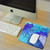 Sunshine Cases Whacky Blue Kitties Cat Art by Denise Every Mouse Pad