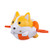 NEXTAKE Bath Toy Pull String Corgi Bathtub Toy Windup Swimming Corgi Rowing Puppy Floating Water Toy for Boys and Girls -Orange-