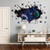3D Galaxy Blue Cosmic Milky Way Wall Stickers, HOLENGS Outer Space Planets Simulation Crack Hole Wall Decals, Starry Sky Wall Decor for Boys Kids Bedroom Living Room Nursery Wall Decoration