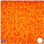 BeadTin Orange Opaque 4mm Round Plastic Beads -1000pcs-