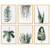 Leaf Canvas Plant Wall Decor - Minimalist Botanical Wall Art Prints Tropical Pictures Green Decoration for Bathroom Kitchen Bedroom Nursery Modern Watercolor Painting Rustic Boho Poster 8x10"Unframed