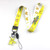 Pikachu Cartoon Print Lanyard Key Chain ID Badge Holder Neck Strap Clip Phone Acrylic Charm for Keychain, Cell Phone, and Charms Neck Strap -Pikachu-LY-