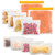 Reusable Food Storage Bags 10 Pack, BPA Free Flat Freezer Bags, Leakproof Silicone Reusable Gallon Bags, Reusable Sandwich Bags, Reusable Bags for Lunch Sandwich Snack Meat Fruit