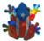 WickedGoodz Puerto Rican Flag Frog Holographic Vinyl Decal - Tree Frog Bumper Sticker - Proud Puerto Rico Sticker