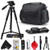 Premium Well Padded Camera CASE / BAG and Full Size 60 inch TRIPOD Accessories KIT for Nikon Coolpix P900 P610, P600, P530, P340, L840, L830, L820, L810, L330, L320, L620, L610, P7800, P7700, P4, P3, AW130, AW120, AW110, AW100, S810c, S9900, S7000, S6900, S3700, S2900, S33, S32, S9700, L32, L31 L30, L28, L26, L120, L110, L100, L310, L24, L22, L20, L19 S210, S205, S520, S510, S500, S200, S700, S600, S750 Digital Cameras
