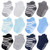 CUBACO Unisex Baby Anti Slip Socks, 12 Pairs Baby Socks with Non Skid Soles Cotton Grip Socks for 6-12 Months Toddler Infants Kids