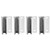 4PCS Door Floor Roller Guide Swing Stopper Positioner Adjustable Wheel for Automatic Induction Door, Roller Guide Sliding Door Positioner Door Swing Stopper
