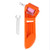 Sharpener Corundum Grinding Wheel,Orange Portable Drill Bit Sharpener Corundum Grinding Wheel Wood Process Tool
