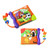 Junsee Baby's First Soft Cloth Books,Soft Cloth Cognition Sensory Book Learning  and  Activity Early Education Toys-Animal-