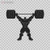 Stickers Hobby Vinyl Decal Bodybuilder Figure Hobby Decor 7 X 5.68 in.