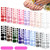 352 Pieces 16 Sheets Toenail Polish Stickers Adhesive Toe Nail Wraps Full Toe Nail Wraps Toenail Polish Strips DIY Toe Nails Manicure Decal with 2 Pieces Nail Files for Girls -Chic Color-