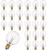 25 Pack G40 Replacement Bulbs,G40 Clear Globe Light Bulbs 5 Watts Clear Light Bulbs for G40 Outdoor Patio String Lights, Fits C7 and E12 Screw Base Sockets