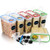 Large Cereal & Dry Food Storage Containers, Wildone Airtight Cereal Storage Containers for Sugar, Flour, Snack, Baking Supplies, Leak-proof with Multicolor Locking Lids - Set of 6 (4L /135.3oz)