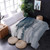 Interhear Flannel Fleece Throw Blanket Super Soft Lightweight Cozy Plush Microfiber Luxury Blankets for Bed Couch Chair Living Room 50X60 Inchwolves On The Direfield Blue Gray White