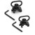 LIIPOR 2 Pcs QD Sling Swivel Mount with Push Button,Quick Release Button QD Sling Attachment for 20mm Picatinny Weaver Rail