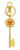 Disney 85958 Mickey Mouse 90th Anniversary Master Key Pewter Key Ring