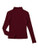 SweatyRocks Women's Casual Mock Neck Long Sleeve Ribbed Knit Slim Fit T Shirts Burgundy S