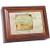 Cottage Garden Granddaughter You are a Treasure Woodgrain Rope Trim Jewelry Music Box Plays Wonderful World