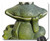 Mouse Pad - Frog Green Figure Ceramic Animal Figure Decoration