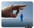 Mouse Pad - Hand Man Figure Flick Flick Off