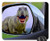 Mouse Pad - Dinosaur Mirror Wing Mirror Behind Chase Danger