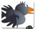 Mouse Pad - Vector Figure Birds Crow