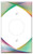 Single Hole Device Receptacle Wall Plate Cover - Lines Colour Straight Figure Illustrator Eye