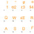 4Keyboard Swedish - Finnish Keyboard Labels Layout with Orange Lettering Transparent Background for Desktop, Laptop and Notebook