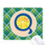 Q Alphabet Orange Fruit Cute Pattern Green Lattices Grid Pixel Mouse Pad