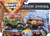 Monster Jam, Official Dragon vs. Thunder Bus Color-Changing Die-Cast Monster Trucks, 1-64 Scale