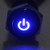 1PC Black Case 16mm Blue Power Symbol LED 12V Push Button Metal ON/Off Switch