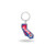 NBA Los Angeles Clippers State Shape Keychain