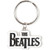 Beatles Drop T Logo Metal Key Chain Silver
