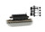 Test Weight Car Painted Unlettered - Black - HO Scale