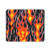 Wheels On Fire in Black and Orange Mouse Mat, Mouse Pad for Computers,Laptop,Office,Noiseless/Durable/Waterproof
