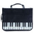 LKEREJOL Piano Keys Music Tote Bag Waterproof Oxford Cloth Handbag Shoulder Bag