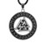 LANGHONG 1PCS Norse Vikings Necklace Norse Valknut Necklace for Men Original Amulet Pendant Necklace