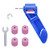Drill Bit Sharpener Portable Drill Bit Sharpening Tool Corundum Grinding Wheel for Iron-based Drill Bits Fit Width Range,with Drill Sharpener Stone Equal to 4 Drill Bit Sharpener-Blue-