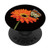 Orange Gerbera Butterfly Black Background PopSockets PopGrip- Swappable Grip for Phones  and  Tablets