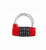 Shiwaki Secure Password Padlock, 5 Digit Combination Lock, Combination Padlock Travel Suitcase Security Password Lock - Red