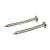 Pinewood Car Machined, Polished and 2.5 Degree Bent Axles - -2 Axles- for Rail Riding - Angled Head to Reduce Friction and Increased Axle Diameter to Reduce Wheel Wobble to Increase Speed