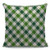 Wozukia Green Gingham Pillow Case Texture from Rhombus Squares Traditional Scottish Checkered Background Cover 20 X 20 Inches Cotton Linen Throw Pillowcase Cushion Cover Sofa Home