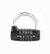 Shiwaki Secure Password Padlock, 5 Digit Combination Lock, Combination Padlock Travel Suitcase Security Password Lock - Black