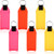 6 Pieces Floating Neoprene Boat Keychain Waterproof Floatable Foam Keychain -Orange, Yellow, Pink-