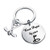 HOLLP Daddy Keyring Golf Gift for Fathers Day Dad Jewelry Golf Charm Father Keyring Best Daddy by Par Keychain -Best Papa-Keyring-